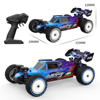 JIUSI WB12PRO 1:12 3S 80km/H 2.4G Voiture RC tout-terrain 4x4 brushless haute vitesse, buggy du désert RTR en métal, idéale pour un cadeau