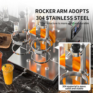 China Factory Wholesale Portable Bubble Tea <strong>Juice</strong> Beverage Shaking <strong>Machine</strong> Stainless Steel Double Cups Shaker <strong>Machine</strong> - Product Image 3