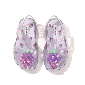 Sandalias de Gladiador de Verano para Niñas, con Cristales y Frutas, Planas, Transpirables, Antideslizantes, de Plástico, Divertidas - Product Image 6