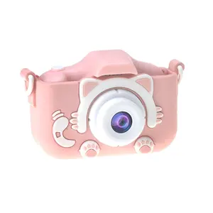 Regalo 2.0 pollici 1200W X5S fotocamera per bambini con animali svegli, registrazione Video giochi integrati fotocamera digitale per bambini