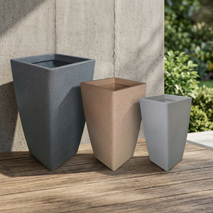Maceta Moderna de Plástico de Alta Calidad, con Sistema de Autorriego, Duradera, Ecológica y Ligera - Product Image 2