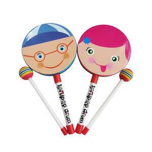 Wholesale Orff Musical Percussion Instrument 6-Inch Colorful Hand <b>Drum</b> Toy Hand <b>Drum</b> with Wooden Sticks Educational Musical toy - Product Image 1