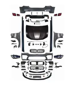 F10 actualización a G30 LCI F90 M5 para BMW serie 5 accesorios Kit de carrocería parachoques delantero difusor trasero capó de escape alerón faldas laterales PP
