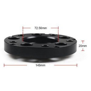 หน้าแปลนดุมล้อ 5x120 72.56 มม. 15 มม. อลูมิเนียมอัลลอยด์สำหรับบีเอ็มดับเบิลยู รีทรอฟิต อัพเกรดสีดำ - Product Image 2