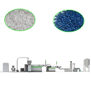 Film Recycling Granulating Machine Line Material Small Scale Mini PE Plastic Pellets Plastic Reuse HDPE LDPE Double Single 100mm