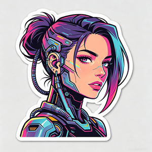 Adesivi per Carte di Credito Cyberpunk Anime, Impermeabili in PVC, Rimovibili per Carte di Debito e Bancomat - Product Image 2