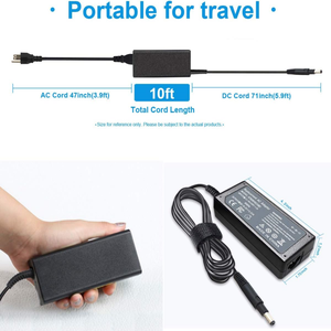 Cargador de Alta Calidad de 65W 19.5V 3.33A para Portátil, Compatible con <span class=keywords><strong>HP</strong></span> Pavilion Sleekbook <span class=keywords><strong>Envy</strong></span> 4 6 Series, Número de Pieza de Repuesto - Product Image 3