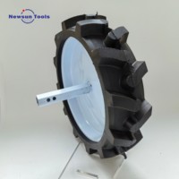 Haute qualité 15x4.00-11 pneu en caoutchouc solide agricole Mini roue de tracteur à main pour Micro labour Machine neige balayeuse tondeuse à gazon