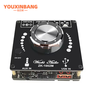 <span class=keywords><strong>ZK</strong></span>-<span class=keywords><strong>1002M</strong></span> 100W+100W <span class=keywords><strong>ZK</strong></span>-502M 50W+50W Bluetooth 5.0 Placa Amplificadora de Audio Estéreo AMP Amplificador para Cine en Casa AUX USB - Product Image 6