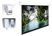 16:9 100 '8K 4K Ultra HD 3D Ready <span class=keywords><strong>Black</strong></span> Tab Tensión Pantalla de proyección motorizada para interior Película Video Home Theater - Product Image 3