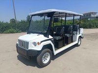 Voiture de patrouille électrique de haute qualité à 8 places pour la sécurité des sites touristiques