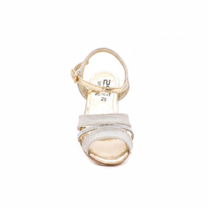 Sandale compensée dorée pour fille KD7643 - Product Image 1