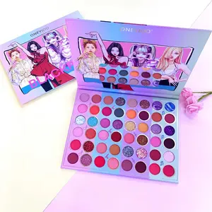 Foreign trade cross-border cute girl BP pattern eye shadow 48 color pearlescent matte multi-color eye shadow color palette