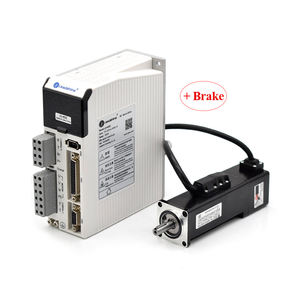 波形标志铅辉高压100瓦0.32N.<span class=keywords><strong>m</strong></span> 1A轴直径8毫米驱动器L5-400Z交流伺服电机套件 - Product Image 1