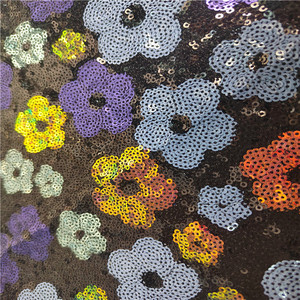Textile Mode Gigh Densité Or Argent Multicolore Cristal Paillettes Réversible Tissu Paillettes Pour Robe - Product Image 6
