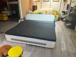 2026 SmartCare Foldable Metal Convertible <strong>Sofa</strong> Modern Design 2-Seater <strong>for</strong> Living Room <strong>Bedroom</strong> Dining Hotel Outdoor Apartment Use - Product Image 3
