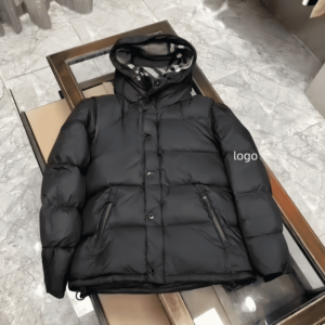 سترة شتوية رجالية للخارج مبطنة بالريش تصميم عصري جديد بأكمام قابلة للفصل سميكة مقاومة للماء والرياح - Product Image 6