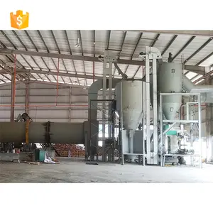 Línea de producción de polvo para fabricación de plantas, máquina avanzada de industria de cemento, horno de cal rotativo activo a la venta