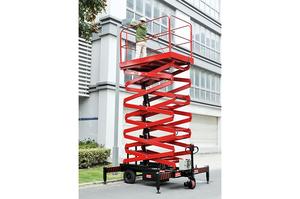 Piattaforma di sollevamento Mobile di qualità da 300kg 500kg 1000kg piattaforma di lavoro in alluminio piattaforma di lavoro del carrello elevatore aereo 300kg - Product Image 2