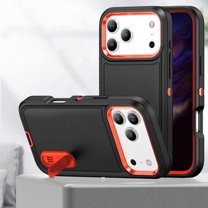Para <span class=keywords><strong>iPhone</strong></span> 17 <span class=keywords><strong>Pro</strong></span> Case 3 en 1 Armor Drop Protection con Kickstand Funda para teléfono móvil a prueba de golpes para <span class=keywords><strong>iPhone</strong></span> Air 17 <span class=keywords><strong>Pro</strong></span> <span class=keywords><strong>Max</strong></span> 16E - Product Image 1