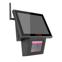 Système POS tout-en-un en plastique de 8 pouces, nouvelle mode, avec scanner 1/2D, processeur RK3566 1,8 GHz, Android 11, stockage 16 Go, pour utilisation en supermarché