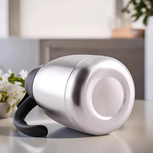 <b>Stainless</b> <b>Steel</b> Vacuum <b>Flask</b> Double Layer Insulated Durable Multi-purpose Reusable for Coffee Tea Maintains Hot And Col - Product Image 4