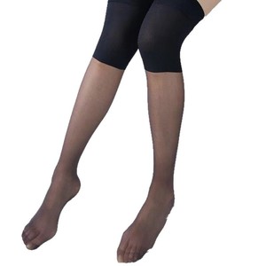 Calcetines por encima de la rodilla para mujer, calcetines de vestir antideslizantes de algodón ultrafinos 10D para piernas frías, protección solar y moldeadores - Product Image 5