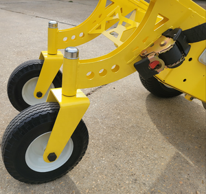 नए ऊर्जा परिवहन भारी शुल्क 500 किलोग्राम हैंड ट्रक ट्रॉली को दो न्यूमेटिक टायर के साथ - Product Image 3