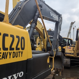Excavadora Volvo Usada de 22 Toneladas, Máquina Excavadora Hidráulica con Cucharón de 1.1m, Modelo 2023, Motor y Caja de Cambios PLC - Product Image 4