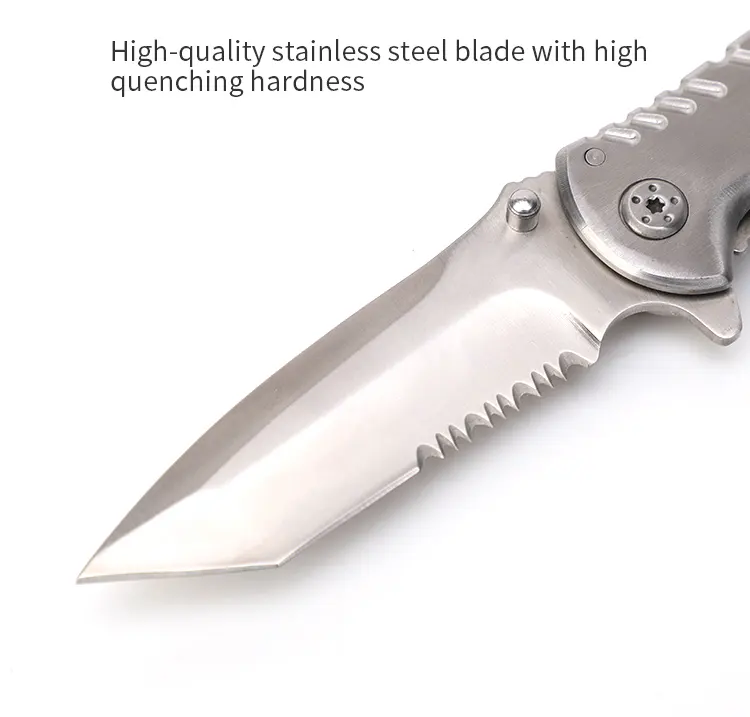 high quality self defense edc outdoor camping hunting folding pocket survival tactical knife with glass breaker