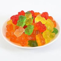 Bonbons gélifiés fruités, saveur douce, multicolores, en forme de dessin animé, emballés en sachet, gommes fonctionnelles personnalisées