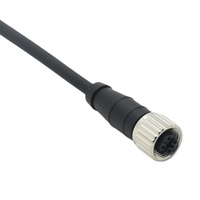 Connecteur de câble Ethernet M12 à 4 broches, code D, connecteur industriel étanche IP67 IP68, assemblage de câble de capteur