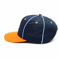 Topi Baseball Bordir 3D Grosir Kustom Berkualitas Tinggi Pria 6 Panel Katun Putih Bordir Logo Topi Olahraga