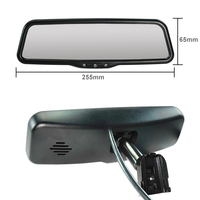 Monitor de pantalla completa con espejo interior OEM de 9,66 pulgadas compatible con entrada de señal de vídeo AHD/CVBS