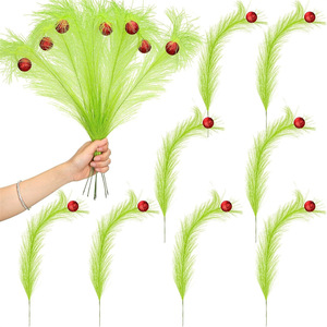 Adorno de Peluche Premium del <span class=keywords><strong>Grinch</strong></span> Navideño, Muñeco de Elfo Monstruo Verde para la Punta del Árbol de Navidad y Decoración del Hogar de Whoville - Product Image 6
