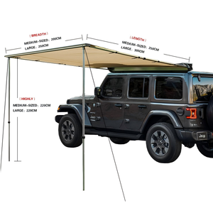 Tente de camping rétractable, imperméable, pliable et portable pour SUV tout-terrain, tente latérale pour voiture - Product Image 5