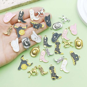 จี้โลหะผสมรูปคาวบอยตะวันตกสำหรับทำเครื่องประดับ DIY จี้ธีมยูนิเซ็กซ์สำหรับสวมใส่ทุกวัน - Product Image 2