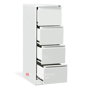 Hot Sales 4 Layer Cold Rolling Office Furniture File Storage Cabinet White Color Cabinet
