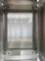 Boîtier de distribution en acier inoxydable poli, résistant aux intempéries, niveau de protection IP66, épaisseur 1,2 mm, gravé au laser, pour instruments électroniques
