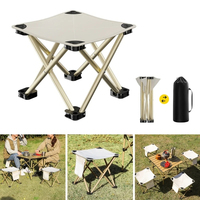 Chaise et tabouret de camping pliants modernes, mobilier d'extérieur portable pour le camping, la pêche, la randonnée, le jardinage avec sac de transport