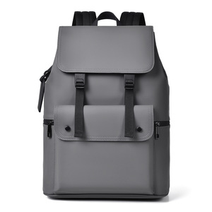 Premium <b>Backpack</b> For Men 16 Inch Laptop Bag Large Capacity Outdoor Travel Commuting Anti Theft Unisex Solid Color Gray - Product Image 5