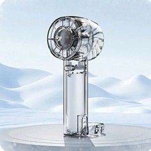 Mini Ventilador de Mano Transparente, Portátil, Recargable por USB, Pequeño, para Maquillaje, Pestañas, Refrigerador, Oficina, Exterior, Compresa de Hielo, Ventilador de Alta Velocidad - Product Image 5