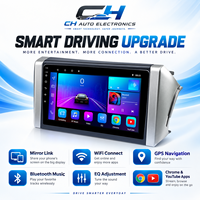 Pour TOYOTA INNOVA 2015-2017 Électronique automobile Multimédia vidéo BT WIFI GPS 2Din 9'' Lecteur Android pour voiture Volant à gauche