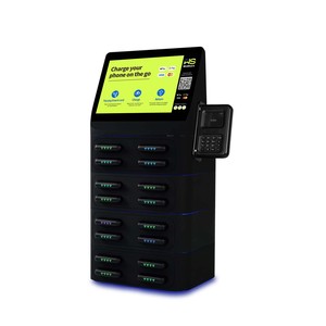 Máquina Expendedora de Baterías Compartidas de 16 Ranuras y 8000 mAh, Estación de Carga de Teléfonos, Alquiler de Baterías Portátiles con Pantalla - Product Image 1