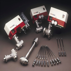 Vanne de régulation de débit de gaz pneumatique sur skid avec positionneur de vanne Varipak série Maso-neilan 28000 SVI1000 7700E OEM - Product Image 5