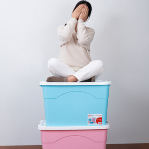 Pearl River Rectangular PP <b>Plastic</b> Multifunction Storage <b>Box</b> with Lid 30L <b>Large</b> Capacity Minimalist Design for Clothing Use - Product Image 3
