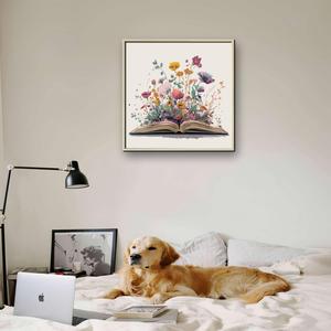 Kit de peinture par numéros HJ Painting Customs DIY, peinture acrylique écologique sur <span class=keywords><strong>toile</strong></span> de 40*40cm, sans cadre. - Product Image 1