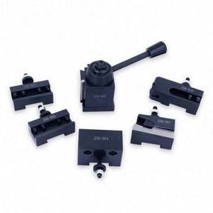 REALMAX 250-107 Porte-outils à <span class=keywords><strong>changement</strong></span> rapide de type piston américain, <span class=keywords><strong>cale</strong></span>/GIB, 6 pièces/ensemble, 250-110 Porte-outils à <span class=keywords><strong>changement</strong></span> rapide pour tour - Product Image 1