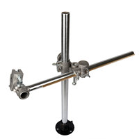 Support de torche de soudage MIG TIG en acier inoxydable JINSLU 60x50cm, pince de fixation, positionneur de table, plateau tournant, OEM Chine