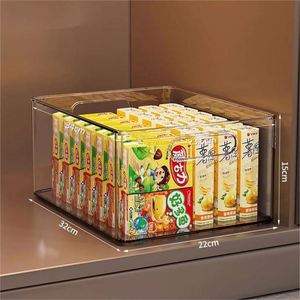 Promotional Price <b>Kitchen</b> Clutter Sorting Tool Transparent Food <b>Storage</b> <b>Jar</b> Flip Top Lid Eco-Friendly Large Capacity Freshness - Product Image 6